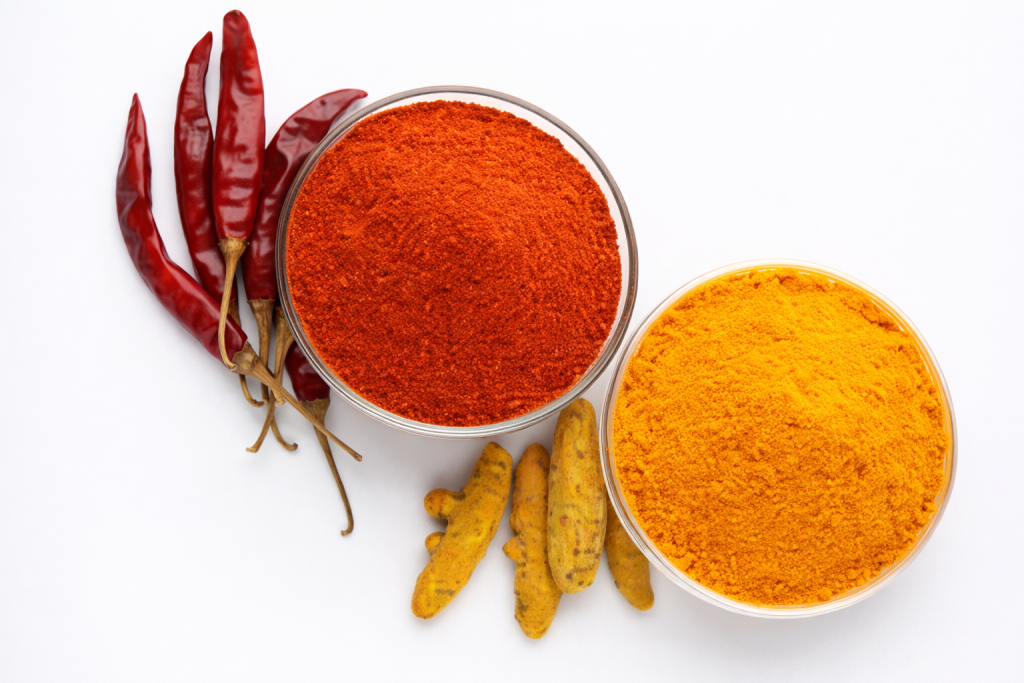 red chilli & turmeric